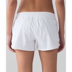 Lululemon  Hotty Hot Shorts II Light Beige Women's Size 4 Running Athletic Photo 9