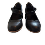 Halsa | Mia Leather Mary Jane Pumps Women's Size 8 W Comfort Casual Heel Shoes Black Photo 2
