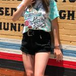 Signature 8 Black Denim Western Shorts Photo 0