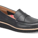 Comfortivia align Laina perforated black loafers nwob Black Size 6.5 Photo 0