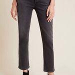 AGOLDE  | RILEY HIGH RISE STRAIGHT CROP JEANS IN PANORAMIC BLACK SIZE 25 Photo 2
