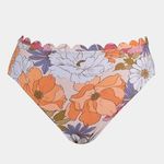 Cupshe NWT  Bathing Suit Bottoms Mid Rise With Scalloped Detail Photo 5