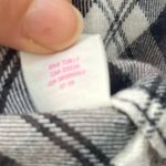 Victoria's Secret Y2K  PINK Rhinestone Flannel Women Top Sz M Festival Grunge Stud Photo 13