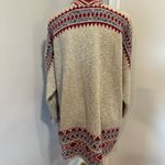 Lucky Brand Women's Size 3X Aztec Southwestern Open Long Sleeve Cardigan Sweater Photo 1