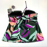 Hula Honey  OLIVE Tropics Print Tankini Swim Top Photo 5