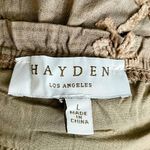 Hayden Women’s Brushed Floral Detailed Puff Sleeve Square Neck Top L Photo 11