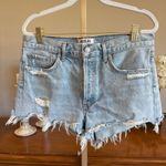 AGOLDE  Parker High Rise Denim Shorts Size 28 Distressed Cutoff – Made in Turkey Photo 3