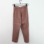 Aritzia Babaton Linen Blend Cropped Pant Blush Pink Pull on size 0 Photo 2
