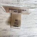 Banana Republic  baby terry gray pullover hooded sweatshirt jacket cropped XS Photo 3