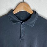 Prada charcoal quarter button up long-sleeve ( S ) Photo 1