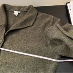 Vintage The Eagle’s Eye Women’s Green Wool Floral Embroidered Cardigan XL Boho Photo 9