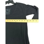 FRANK & EILEEN TEE LAB HIGH LOW XS Short Sleeve Black Lagenlook Shirt #BB6 Photo 4