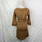 Vertigo Paris Vintage Style Brown‎ Dress With Piping Detail and Pocket Accents Size XS NWT Photo 6