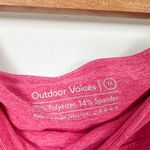 Outdoor Voices Outdoor Voices | Warmup 3/4 Textured Compression Leggings in Flamingo Pink Photo 7
