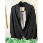 Cartonnier by Anthropologie Black Open Front Cascade Blazer Photo 6