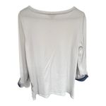 Nautica Women's White Long Sleeve Tee Photo 4