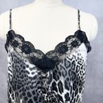Davi & Dani Womens Leopard Cami Size M Y2K Lingeriecore Sultry Club Night Edgy Photo 2