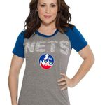 New Jersey Nets Womens Shirt XXL Short Sleeve‎ Blue Size undefined Photo 0