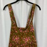 Matilda Jane Brown&Pink Floral On A Whim Ruffle Hem Tank Top Sz.XL NWT Photo 5