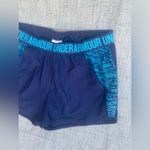 Under Armour  Women's Dark Blue Athletic Shorts Medium, running, workout shorts Photo 3