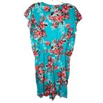 Time and Tru‎ Floral Shorts Romper Size L Photo 3