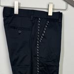 John Richmond Bermuda Shorts with Side Stich Details Size 42 Black Low Rise White Photo 5