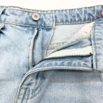 KanCan Bristol Womens M Tie Waist Denim Skirt Distressed Fray Hem Light Wash Blue Size M Photo 5