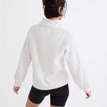 Madewell MWL Sweatshirt Turtleneck Cozy Fleece Pullover Grey Photo 1