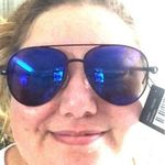 Cotton On - New Simpson Sunnies black frame blue mirror Photo 0