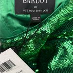 Bardot  Alessia Sequin Mini Dress in Bright Green Size 12 Photo 11