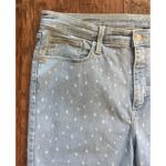 Universal Threads Universal Thread High-Rise Skinny Blue Sky Polkadot Jeans Women’s Sz 18 34R Photo 4