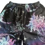 Moons 🌙Stars ✨in a purple into black all over the pant side pockets unisex Blue Size XL Photo 1