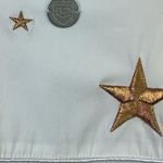 ASMAR Equestrian Star Western Show Shirt Size 2XL White Pearl Snap Western Photo 5