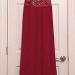 Altar'd State Altar’d State Tiered Halter Maxi Dress in Ruby Red, NWT, Size M Photo 3