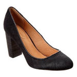 Corso Como  Anya Black Calf Hair Block Heels 8 Photo 0