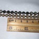 Saylor  Silver Beaded Tassel Necklace Photo 7