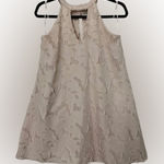 Gianni Bini GB  Textured Sleeveless Swing Dress Size M Blush Pink Photo 0