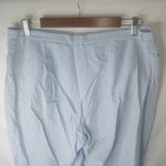 Lauren Ralph Lauren 16 34x20 Gingham Check Capri Pants Plus in Baby Blue Photo 3