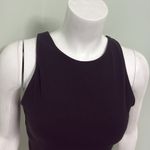 Athleta  black conscious crop bra top large Photo 9