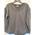 a.n.a  Cozy V-Neck Soft Lightweight Sweater Women's Size Medium Charcoal Gray NWT Photo 2