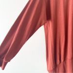 Young Fabulous and Broke XS Burnt Orange Turtleneck Tunic Length Sweatshirt Dress Photo 2