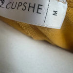 Cupshe  Mustard Yellow High Low Top Size Medium Photo 2
