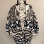 Urban Outfitters  Southwestern Aztec Western Zip Cardigan Sweater Cozy Warm Photo 0