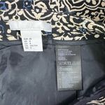 H&M Black Beige Jacquard Skirt Size 8 Lined Baroque Floral Tapestry Mini Photo 4