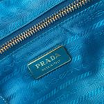 Prada Blue Tessuto Gaufre Crossbody Photo 6