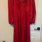 SheIn Sweetheart Neck Lantern Sleeve Satin Dress Photo 1