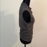 Elegant Charcoal Sleeveless Women's Tank Top Gray Size M Photo 3