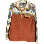 Simply Southern WO SIZE LARGE AZTEC AND RUST FLEECE SHIRT GOOD CLEAN CONDITION Photo 2