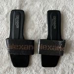 black bling bling rhinestone sandals 7.5 Photo 7