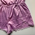 INC International Concepts Ditsy Daisy Silky Night Romper Pink Size L Photo 9